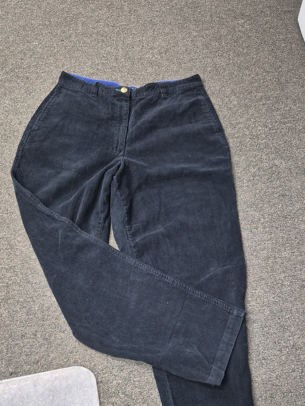 Tommy Hilfiger Navy Corduroy Pants